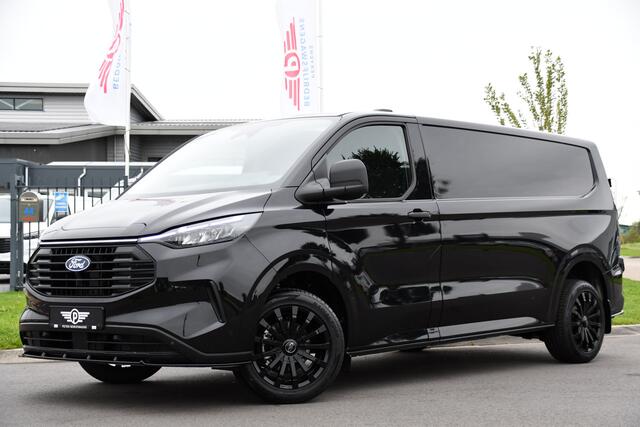 Ford TRANSIT CUSTOM 300 2.0 TDCI L2H1 Black Edition Camera, Cruise, Carplay, Sensoren, 136PK, LED, Multimedia, UNIEK!