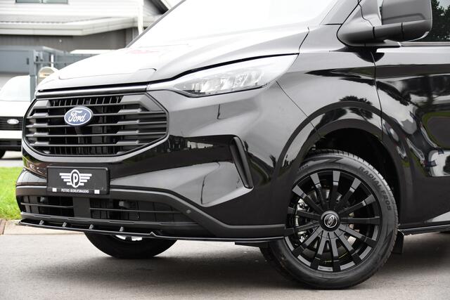 Ford TRANSIT CUSTOM 300 2.0 TDCI L2H1 Black Edition Camera, Cruise, Carplay, Sensoren, 136PK, LED, Multimedia, UNIEK!