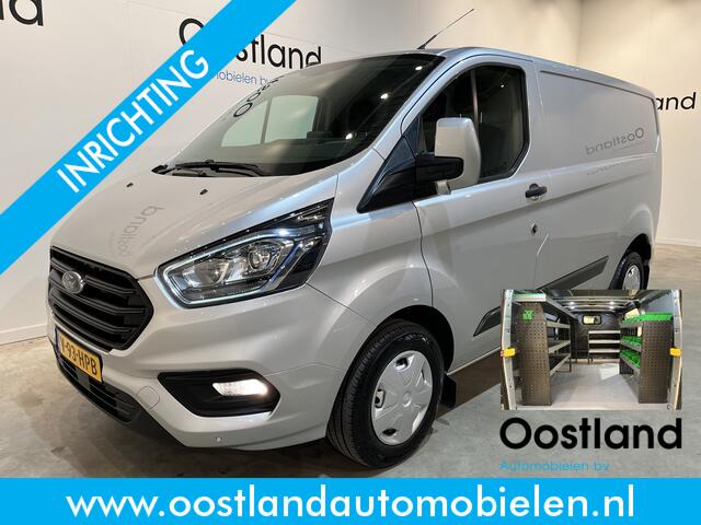 Ford TRANSIT CUSTOM 280 2.0 TDCI L1H1 Trend 130 PK Servicebus / Inrichting / Euro 6 / Airco / PDC / Cruise Control / Navigatie / CarPlay / Trekhaak / 3-Zits / 96.300 KM !!