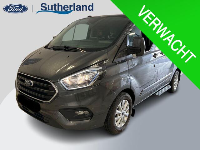 Ford TRANSIT CUSTOM 300 2.0 TDCI L1H1 Limited DC | 170pk Automaat | Dubbele cabine | Dubbele schuifdeur met ruit | Bijrijdersstoel | Stoelverwarming | Scherm | Camera | Achterklep