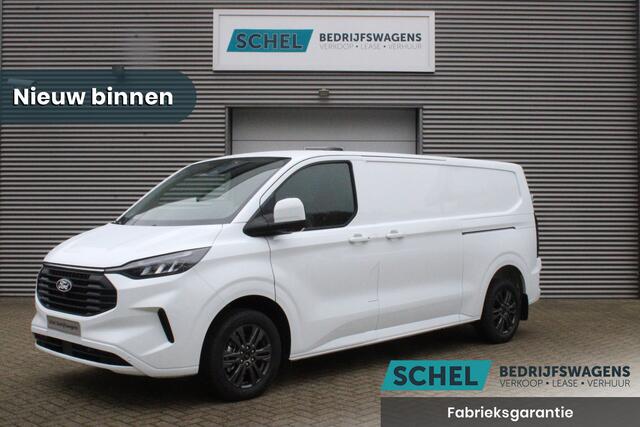 Ford TRANSIT CUSTOM 320 2.0 TDCI L2H1 Limited 170pk - 2x Schuifdeur - Adaptive Cruise - Verwarmd stuur - Blind spot - Navigatie - Camera - Draadloos laden - Rijklaar