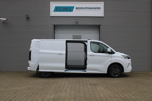 Ford TRANSIT CUSTOM 320 2.0 TDCI L2H1 Limited 170pk - 2x Schuifdeur - Adaptive Cruise - Verwarmd stuur - Blind spot - Navigatie - Camera - Draadloos laden - Rijklaar