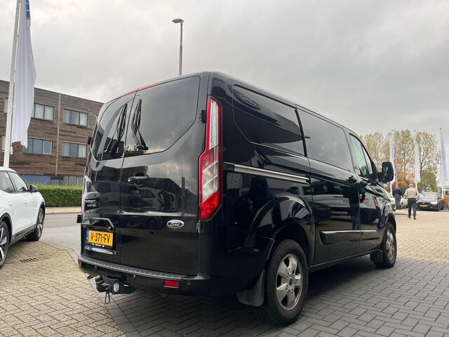 Ford TRANSIT CUSTOM 290 2.0 TDCI L1H1 Limited DC 170pk | Dubbele Cabine | Automaat | Leer | Stoelverwarming | Camera achter | Dubbele schuifdeur |