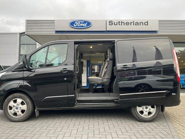 Ford TRANSIT CUSTOM 290 2.0 TDCI L1H1 Limited DC 170pk | Dubbele Cabine | Automaat | Leer | Stoelverwarming | Camera achter | Dubbele schuifdeur |