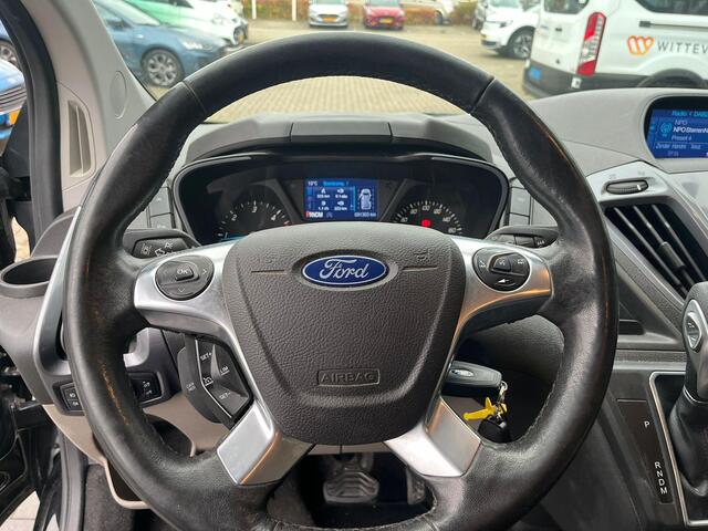 Ford TRANSIT CUSTOM 290 2.0 TDCI L1H1 Limited DC 170pk | Dubbele Cabine | Automaat | Leer | Stoelverwarming | Camera achter | Dubbele schuifdeur |