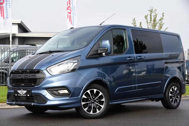 Ford TRANSIT CUSTOM 320 2.0 TDCI L1H1 Sport DC Adaptieve Cruise, Carplay, 185PK, Automaat, Sensoren, multimedia, Stoelverwarming, UNIEK!