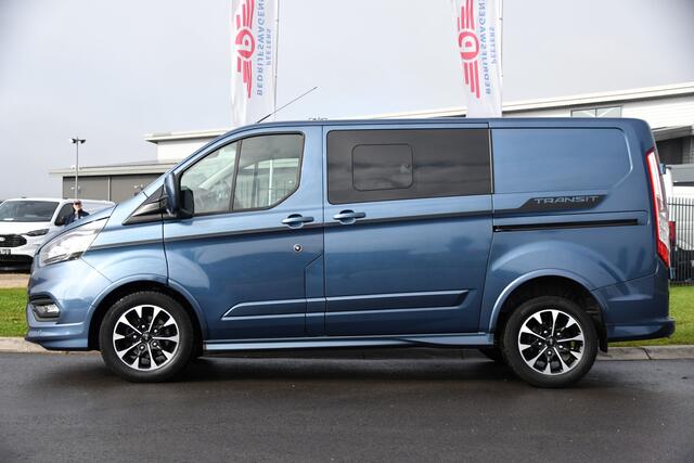 Ford TRANSIT CUSTOM 320 2.0 TDCI L1H1 Sport DC Adaptieve Cruise, Carplay, 185PK, Automaat, Sensoren, multimedia, Stoelverwarming, UNIEK!