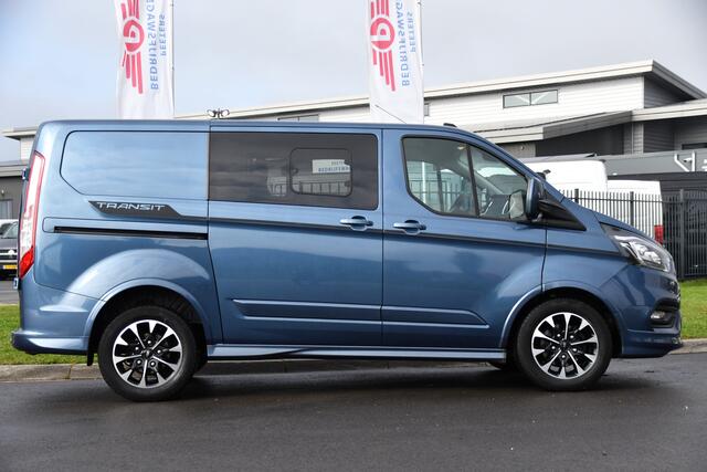 Ford TRANSIT CUSTOM 320 2.0 TDCI L1H1 Sport DC Adaptieve Cruise, Carplay, 185PK, Automaat, Sensoren, multimedia, Stoelverwarming, UNIEK!