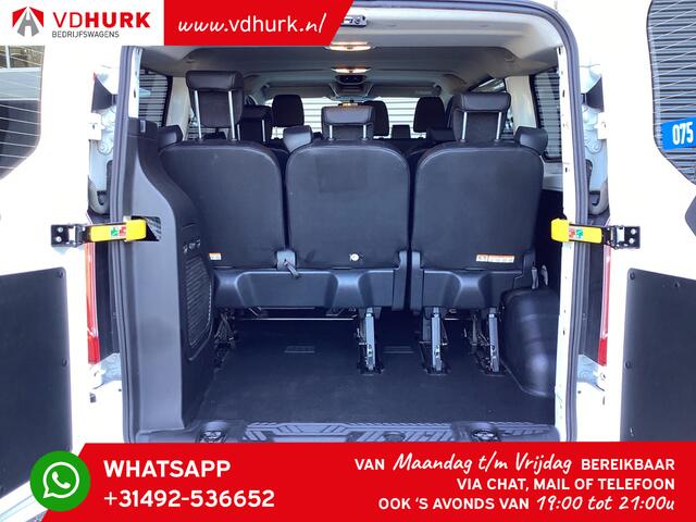 Ford TRANSIT CUSTOM Tourneo 2.0 TDCI ¤ 34.186,- incl. BTW/BPM Trend Combi/ Kombi/ 9 Persoons/ 9 P/ Cruise/ PDC/ Airco