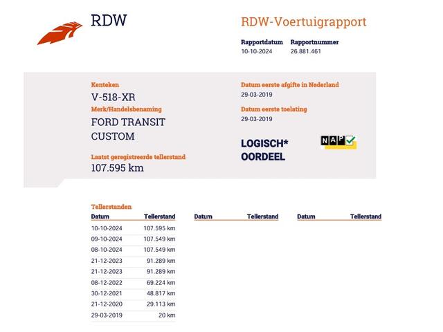 Ford TRANSIT CUSTOM 2.0 TDCI 131pk Euro 6 - Schuifdr. L+R - Trekhaak - Imperiaal - Navi