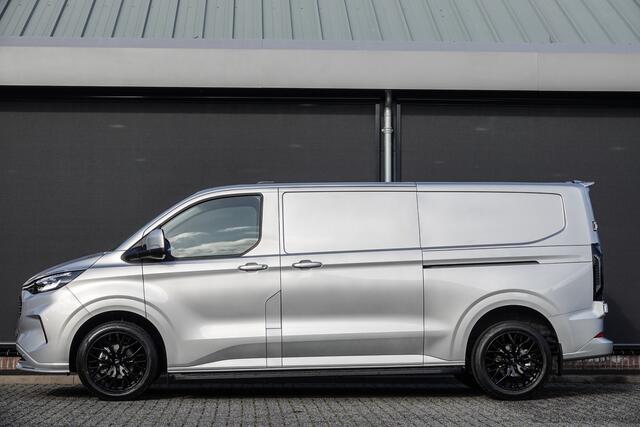 Ford TRANSIT CUSTOM L2H1 2.0Tdci 170Pk Aut. | 19'' | Spoilerpack | Trekhaak Wegklapbaar | Moondust Zilver