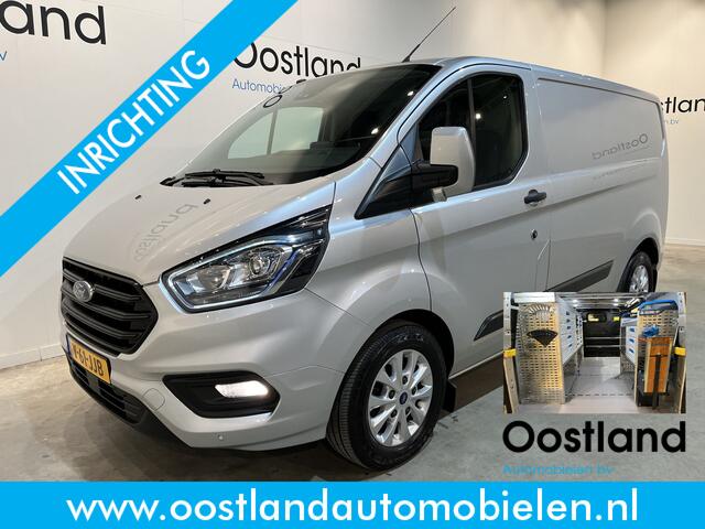 Ford TRANSIT CUSTOM 2.0 TDCI L1H1 Trend 130 PK Automaat Servicebus / Sortimo Inrichting / Euro 6 / Airco / Camera / Cruise Control / Navigatie / CarPlay / 3-Zits /