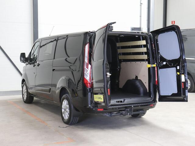 Ford TRANSIT CUSTOM 300 2.0 TDCI L2H1 Limited Automaat Dubbele Cabine Airco 2x Schuifdeur Trekhaak Navi Parkeersensoren