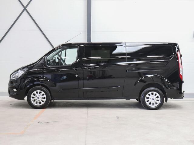 Ford TRANSIT CUSTOM 300 2.0 TDCI L2H1 Limited Automaat Dubbele Cabine Airco 2x Schuifdeur Trekhaak Navi Parkeersensoren