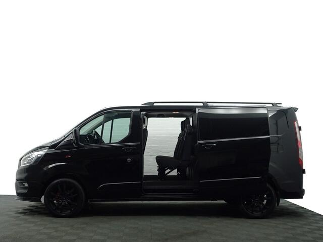 Ford TRANSIT CUSTOM 300 2.0 TDCI L2 ST Line Aut- Dubbele Cabine, 5/6 Pers, 2x Schuifdeur, CarPlay, Led, Camera, Stoelverwarming