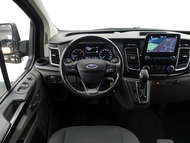Ford TRANSIT CUSTOM 300 2.0 TDCI L2 ST Line Aut- Dubbele Cabine, 5/6 Pers, 2x Schuifdeur, CarPlay, Led, Camera, Stoelverwarming