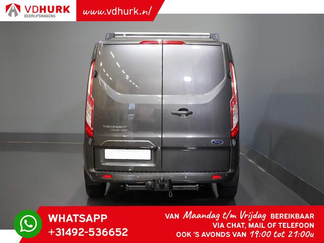 Ford TRANSIT CUSTOM 2.0 TDCI 130 pk Aut. DC Dubbel Cabine LIMITED 2x Schuifdeur/ CarPlay/ Stoelverw./ Cruise/ LMV/ Navi/ Cruise/ PDC V+A/ Trekhaak