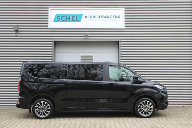 Ford TRANSIT CUSTOM 320 2.0 TDCI L2H1 Tourneo Titanium X DC 170pk - Adaptive Cruise - LED - Blind Spot - Leder - Navigatie - 360 Camera - Trekhaak - Rijklaar