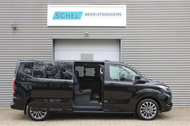 Ford TRANSIT CUSTOM 320 2.0 TDCI L2H1 Tourneo Titanium X DC 170pk - Adaptive Cruise - LED - Blind Spot - Leder - Navigatie - 360 Camera - Trekhaak - Rijklaar