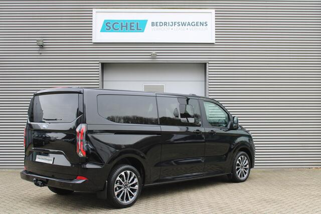 Ford TRANSIT CUSTOM 320 2.0 TDCI L2H1 Tourneo Titanium X DC 170pk - Adaptive Cruise - LED - Blind Spot - Leder - Navigatie - 360 Camera - Trekhaak - Rijklaar