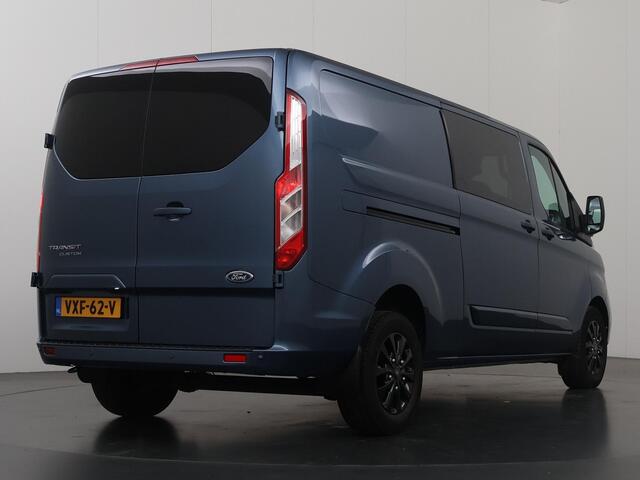 Ford TRANSIT CUSTOM 300 2.0 TDCI | Aut. | L2 H1 | Limited | DC | Airco | Cruise Control | Schuifdeur L+R | 5-zits | Adaptieve Cruise | LM Velgen |