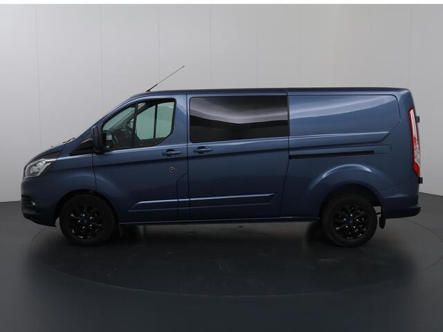 Ford TRANSIT CUSTOM 300 2.0 TDCI | Aut. | L2 H1 | Limited | DC | Airco | Cruise Control | Schuifdeur L+R | 5-zits | Adaptieve Cruise | LM Velgen |