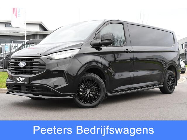 Ford TRANSIT CUSTOM 320 2.0 TDCI L2H1 Black Edition Limited Adaptieve Cruise, Camera, Virtual, Automaat, 70PK, Carplay, Multimedia, Stoelverwarming, UNIEK!
