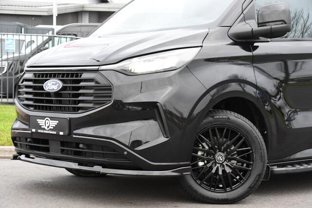 Ford TRANSIT CUSTOM 320 2.0 TDCI L2H1 Black Edition Limited Adaptieve Cruise, Camera, Virtual, Automaat, 70PK, Carplay, Multimedia, Stoelverwarming, UNIEK!