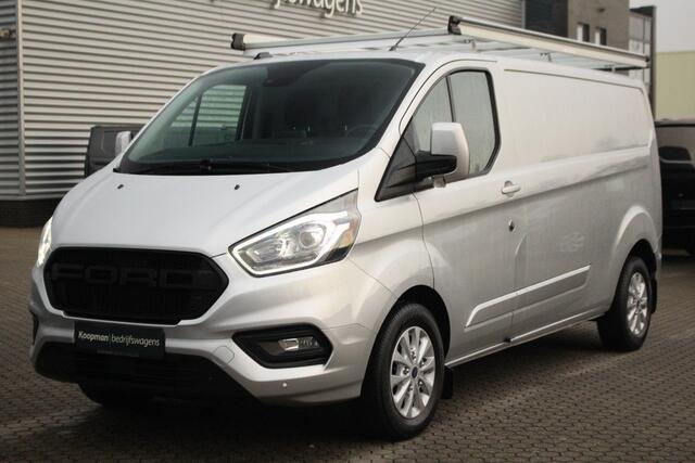Ford TRANSIT CUSTOM 300 2.0TDCI 130pk L2H1 Limited | Automaat | Trekhaak | Imperiaal | Carplay/Android | Camera | Lease 501,- p/m