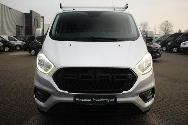Ford TRANSIT CUSTOM 300 2.0TDCI 130pk L2H1 Limited | Automaat | Trekhaak | Imperiaal | Carplay/Android | Camera | Lease 501,- p/m