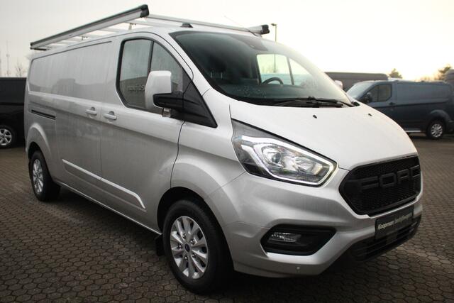 Ford TRANSIT CUSTOM 300 2.0TDCI 130pk L2H1 Limited | Automaat | Trekhaak | Imperiaal | Carplay/Android | Camera | Lease 501,- p/m