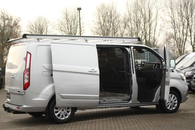 Ford TRANSIT CUSTOM 300 2.0TDCI 130pk L2H1 Limited | Automaat | Trekhaak | Imperiaal | Carplay/Android | Camera | Lease 501,- p/m