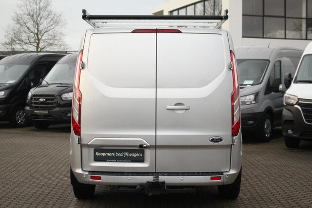 Ford TRANSIT CUSTOM 300 2.0TDCI 130pk L2H1 Limited | Automaat | Trekhaak | Imperiaal | Carplay/Android | Camera | Lease 501,- p/m