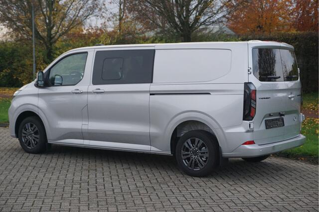 Ford TRANSIT CUSTOM 320L 170PK DC Limited AUT MY2024 Navi, ACC, Trekhaak, 360° Cam, 17" LM, 2x Schuifdeur!! NR. 581