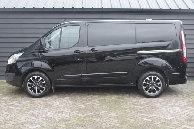 Ford TRANSIT CUSTOM 290 2.0 TDCI L1H1 Limited DC - TREKHAAK - NAVI - 5 PERS. - DUBBEL SCHUIFDEUR -