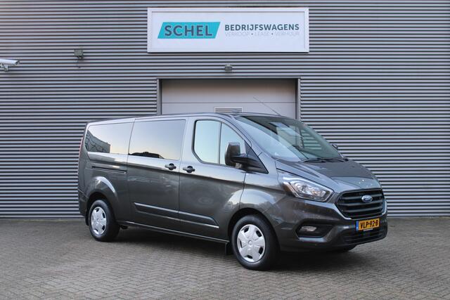 Ford TRANSIT CUSTOM 320 2.0 TDCI L2H1 Trend 130pk - 2x Schuifdeur - Carplay - Camera - Glaslook - Trekhaak - DAB - Rijklaar