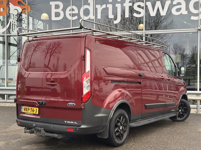 Ford TRANSIT CUSTOM 300 2.0 TDCI L2H1 Trail | 2x Schuifd | Trekhaak | Leder | Navi | Cruisec. | PDC