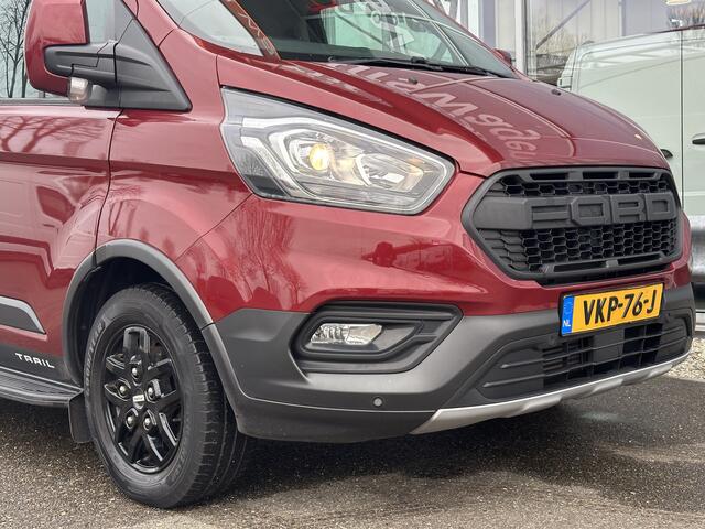 Ford TRANSIT CUSTOM 300 2.0 TDCI L2H1 Trail | 2x Schuifd | Trekhaak | Leder | Navi | Cruisec. | PDC