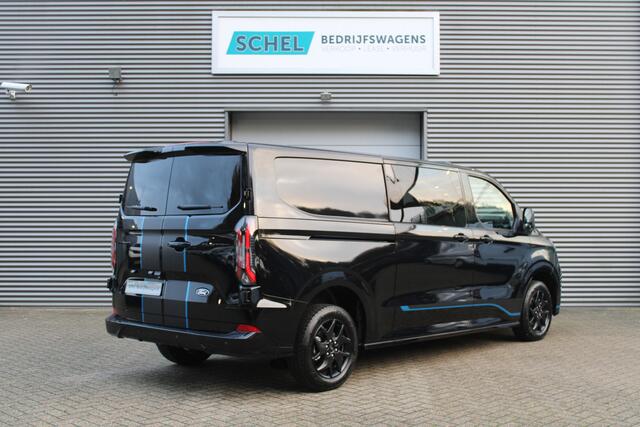 Ford TRANSIT CUSTOM 320 2.0TDCI 170pk L2H1 Sport DC AWD - Adaptive Cruise - LED - Blind Spot - Elektrische trekhaak - Navigatie - Camera - Rijklaar