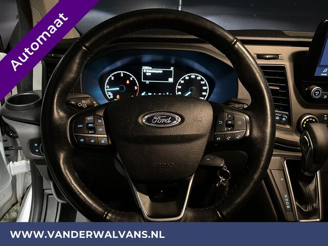 Ford TRANSIT CUSTOM 2.0 TDCI 130pk Automaat L1H1 Euro6 Airco | Apple Carplay | Camera cruisecontrol, parkeersensoren, verwarmde voorruit, trekhaak