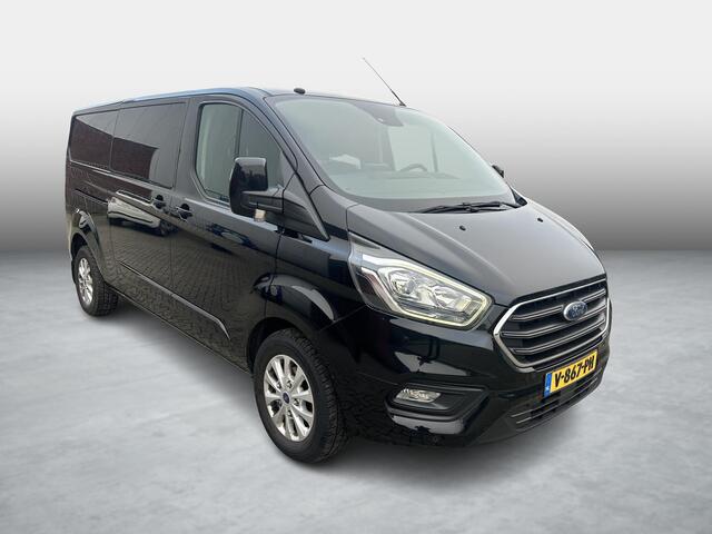 Ford TRANSIT CUSTOM L2H1 Limited DC 170PK Euro 6 Aut. Dubbele Cabine | stoel/stuur verwarming | dakdragers | trekhaak | zeer compleet | ¤ 358,- per mnd.
