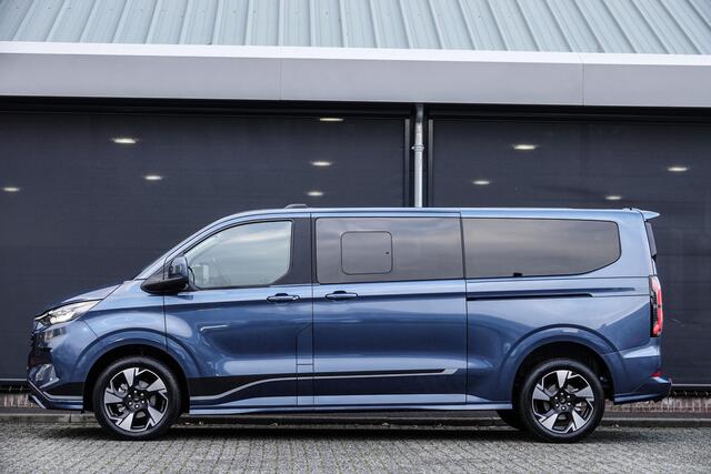 Ford TRANSIT CUSTOM L2H1 170Pk Aut. | Tourneo Sport | Dubbel Cabine | 5-persoons | Camera | Trekhaak | 19''