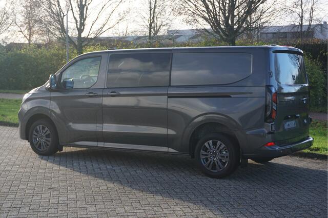 Ford TRANSIT CUSTOM 320L 170PK DC Limited AUT MY2024 Navi, ACC, Trekhaak, 360° Cam, 17" LM, 2x Schuifdeur!! NR. 772