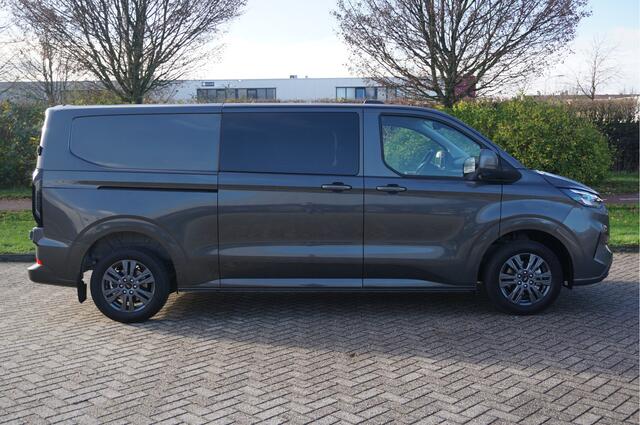 Ford TRANSIT CUSTOM 320L 170PK DC Limited AUT MY2024 Navi, ACC, Trekhaak, 360° Cam, 17" LM, 2x Schuifdeur!! NR. 772