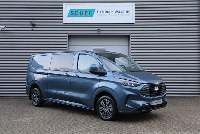 Ford TRANSIT CUSTOM 320 2.0 TDCI L2H1 Limited DC 170pk - Adaptive Cruise - Blind Spot - Navigatie - LED - Stoelverwarming - Rijklaar
