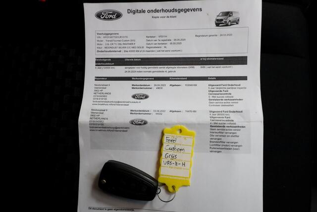 Ford TRANSIT CUSTOM 2.0 TDCI 130pk L2H1 Trend Navi/Camera/Trekhaak 2800kg 05-2020