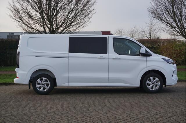 Ford TRANSIT CUSTOM 300L 170PK DC Limited AUT BPM VRIJ!! Navi, ACC, 360° Cam, 16" LM!! NR. 779