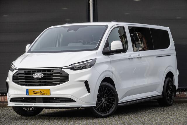 Ford TRANSIT CUSTOM L2H1 2.0Tdci 170Pk Aut. | Kombi Limited | Dubbel Cabine | 6-Persoons | Trekhaak | Spoilerpack | 19''
