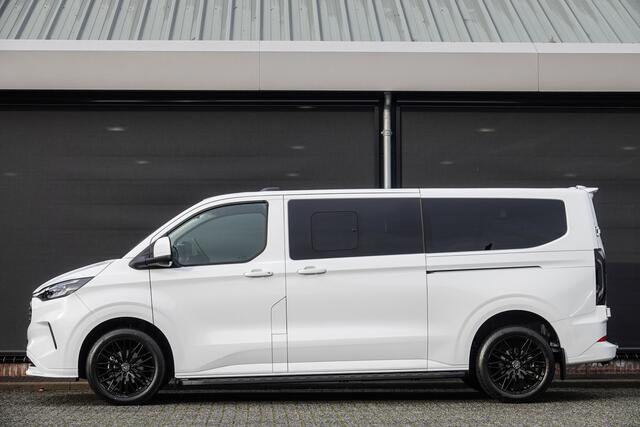 Ford TRANSIT CUSTOM L2H1 2.0Tdci 170Pk Aut. | Kombi Limited | Dubbel Cabine | 6-Persoons | Trekhaak | Spoilerpack | 19''