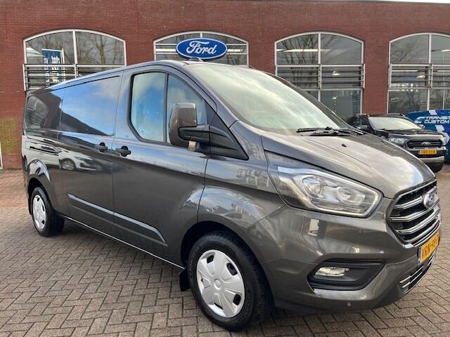 Ford TRANSIT CUSTOM 300 2.0 TDCI L2H1 Trend AUTOMAAT 130PK I TREKHAAK I DUBBELE SCHUIFDEUR I CAMERA I BANK